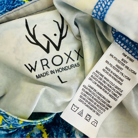 WROXX Performance Quarter Zip Pullover Shirt Size Large - Picture 9 of 9